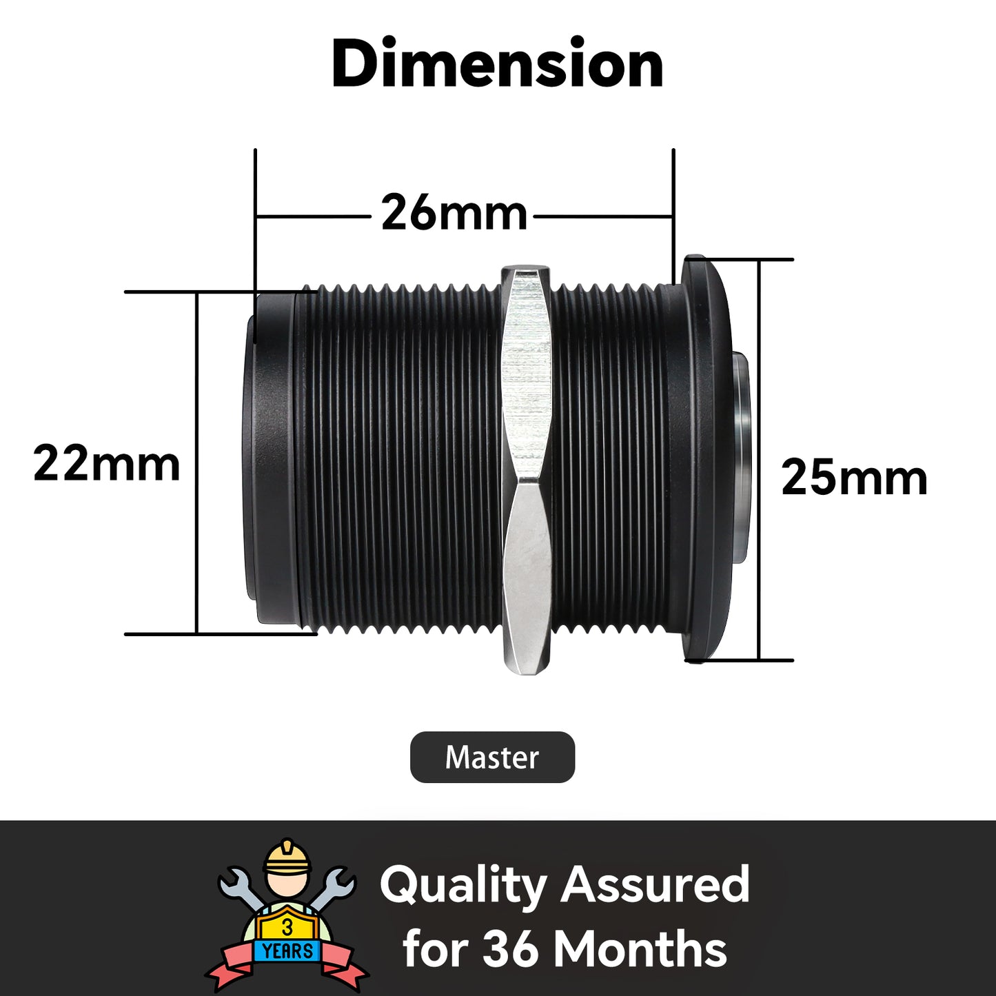 12V PWM Dimmer Switch Recessed Mount All Aluminum Push Button Dimming Switch, Blue Backlight 22mm Drill Hole 6A