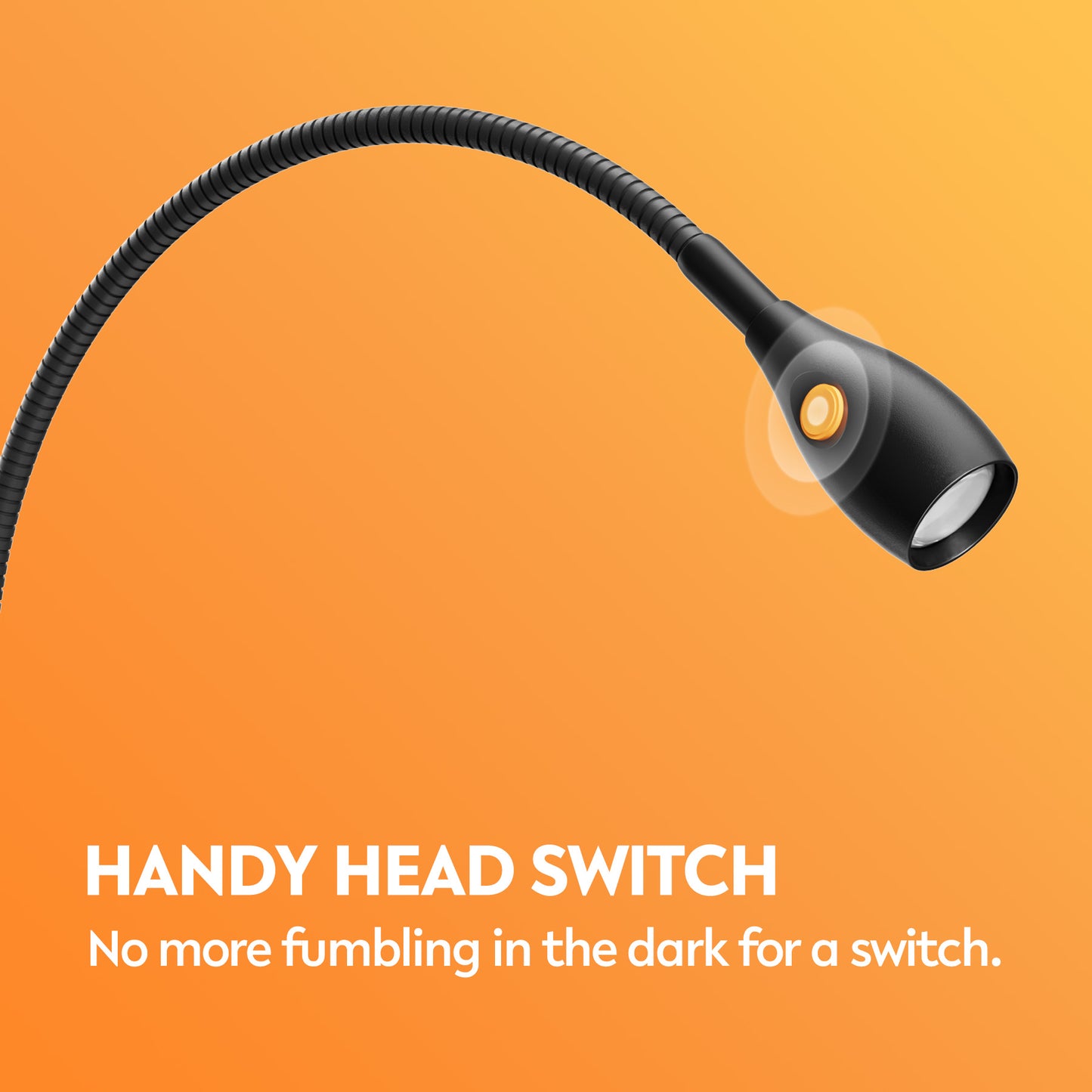 Reading Light for Clip on Lamp 3000K/Amber Light with USB-C Adapter